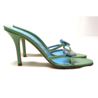 Dior Sandalen aus Leder in Grün