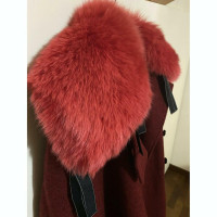 Céline Top Fur in Red