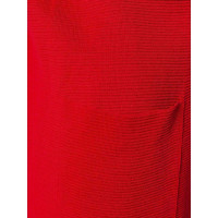 Christian Dior Giacca/Cappotto in Cotone in Rosso