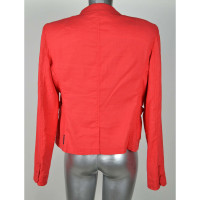 Armani Jeans Blazer aus Leinen in Rot