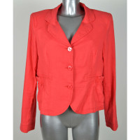 Armani Jeans Blazer Linnen in Rood