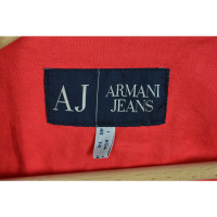 Armani Jeans Blazer aus Leinen in Rot