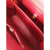Louis Vuitton Capucines BB27 aus Leder in Rot