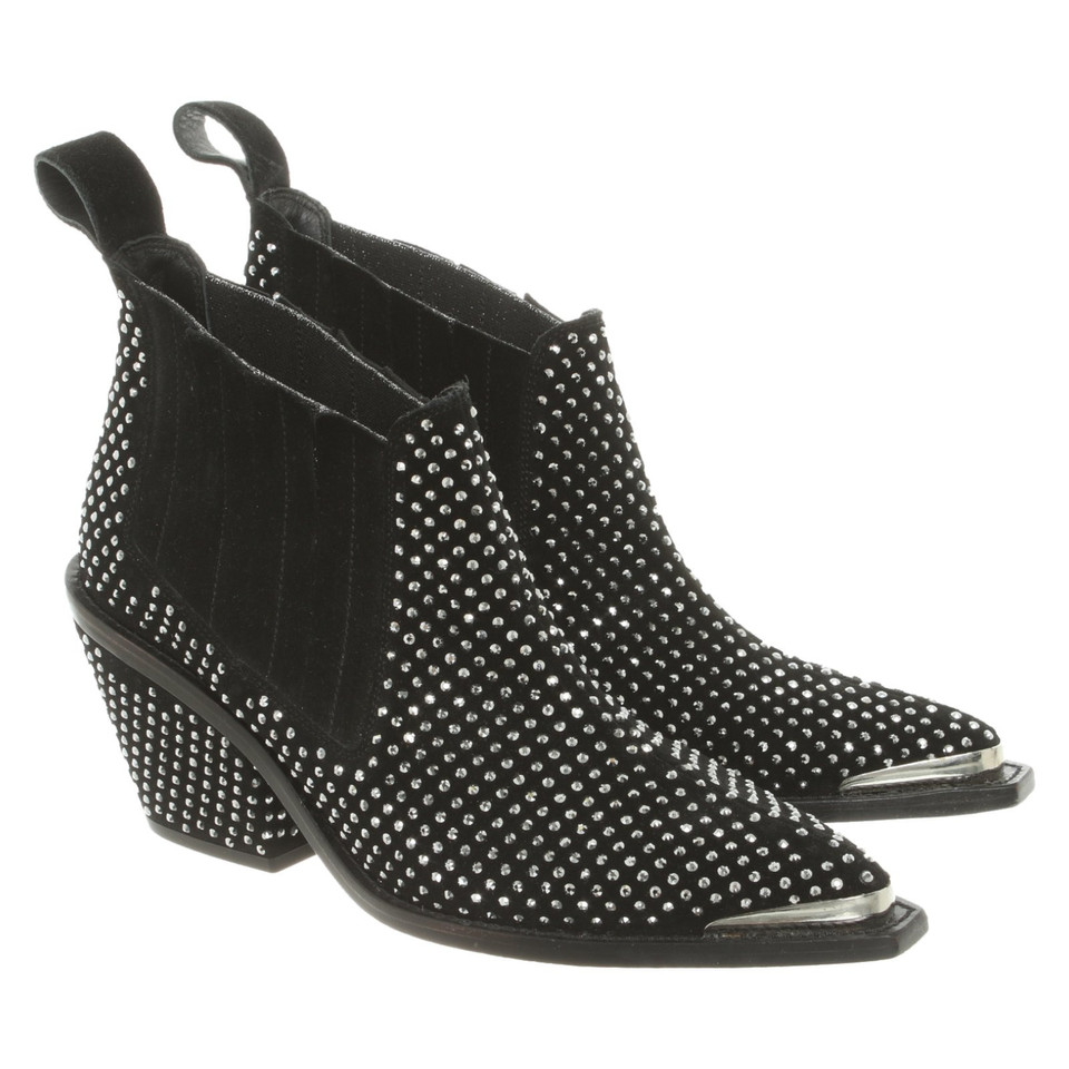 Zadig & Voltaire Ankle boots Leather in Black