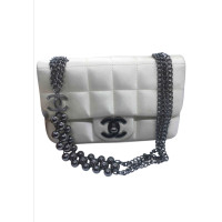 Chanel Classic Flap Bag Mini Rectangle Silk in Cream