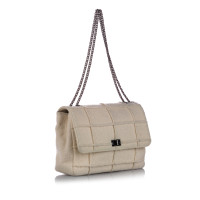 Chanel Chocolate Bar Flap Bag in Cashmere in Beige