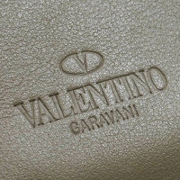 Valentino Garavani Täschchen/Portemonnaie aus Canvas in Grün