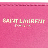 Saint Laurent Bag/Purse Leather in Pink