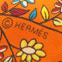 Hermès Twilly aus Seide in Orange