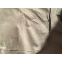 Seventy Jacke/Mantel aus Leder in Silbern