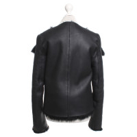 Balenciaga Short jacket with lambskin
