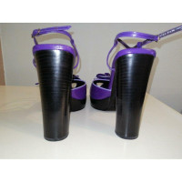 Casadei Pumps/Peeptoes Leather in Violet