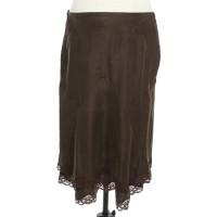 Karen Millen Skirt Silk in Brown