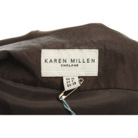 Karen Millen Skirt Silk in Brown