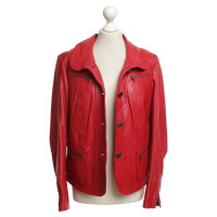 Riani Veste en cuir en rouge