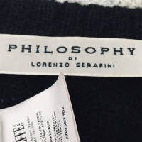 Philosophy Di Lorenzo Serafini Strick aus Wolle in Schwarz