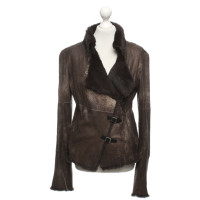 Toni Gard Jacke/Mantel aus Leder in Braun