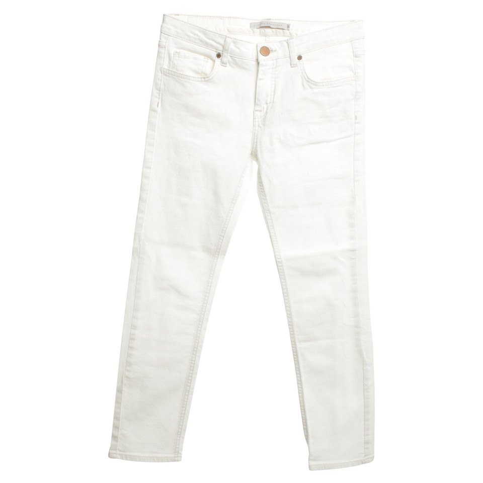 Victoria Beckham Skinny Jeans in bianco