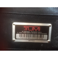 Tumi Umhängetasche aus Leder in Schwarz