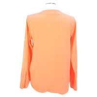 Ralph Lauren Top in seta arancione