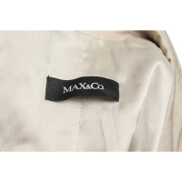 Max & Co Jacke/Mantel aus Baumwolle in Beige