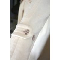 Acne Jacke/Mantel aus Wolle in Creme