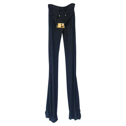Dolce & Gabbana Paire de Pantalon en Viscose en Noir