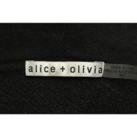 Alice + Olivia Oberteil aus Baumwolle in Schwarz