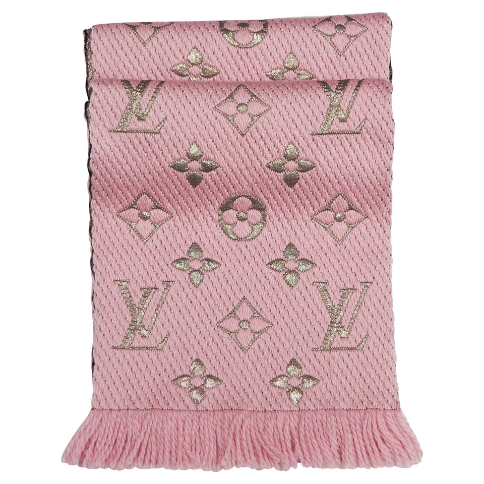 Louis Vuitton Logomania en Laine en Rose/pink