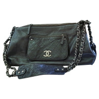 Chanel Shoulder bag made of leather in dark brown