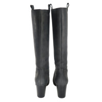 Biography Bottes en Cuir en Gris