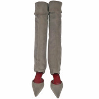 Pierre Hardy Bottes en Daim en Gris