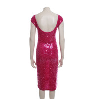Donna Karan Paillettenkleid in Pink