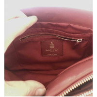 Lanvin Handtasche aus Leder in Rot