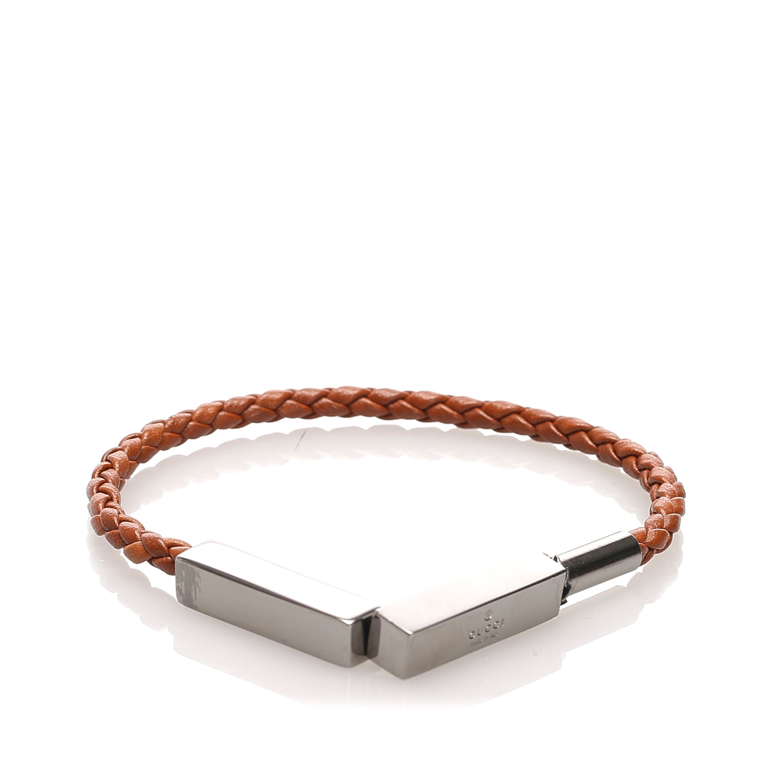 Gucci Bracelet/Wristband Leather in Brown - Second Hand Gucci Bracelet/ Wristband Brown buy used 214€ (4729889)