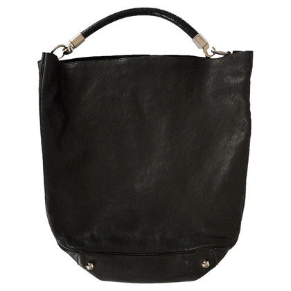 Yves Saint Laurent Roady Hobo Bag Leather in Black