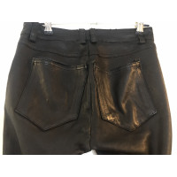 Diesel Black Gold Paire de Pantalon en Cuir en Noir
