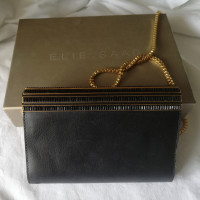 Elie Saab Clutch Bag Leather in Black