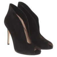 Gianvito Rossi Suede enkellaars