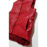Coach Vest Leather in Red