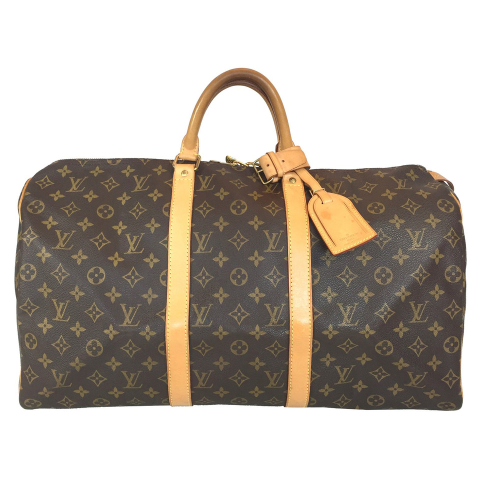 Louis Vuitton Keepall 50 in Marrone