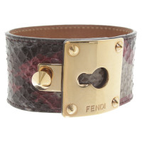 Fendi Armband aus Schlangenleder