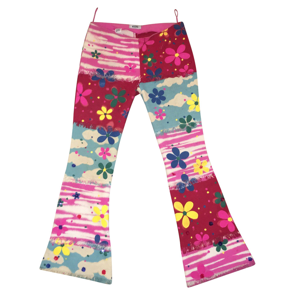 Moschino Pantaloni con stampa floreale