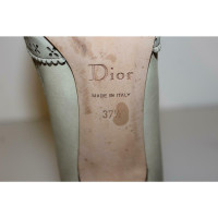 Christian Dior Pumps/Peeptoes aus Leder in Ocker