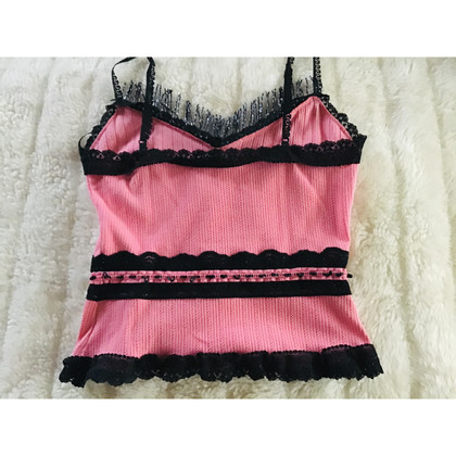 Betsey Johnson Top en Coton en Noir