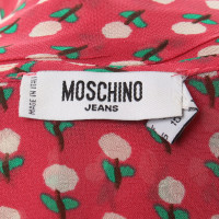 Moschino Bluse mit floralem Motiv