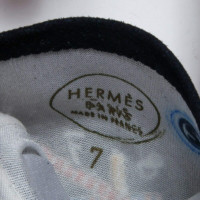 Hermès Handschuhe aus Wildleder in Schwarz