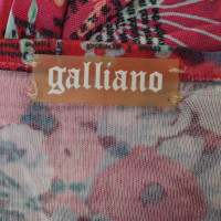 John Galliano Kleid mit Muster