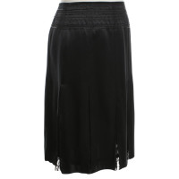 Donna Karan Pleated Skirt in Black