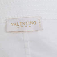 Valentino Garavani Ruffle camicetta in bianco